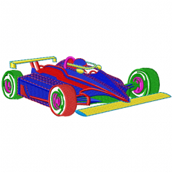 Cars Embroidery Design 3